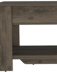 40" Dark Brown Wood Storage Bench With Flip Top Shoe Storage And Shelves