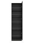 Black Ten Pair Shoe Rack