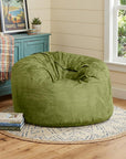 47" Orange Microsuede Classic Bean Bag