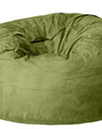 47" Orange Microsuede Classic Bean Bag