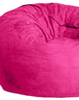 47" Orange Microsuede Classic Bean Bag
