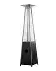 41000 BTU Black Steel Propane Triangular Pyramid Standing Patio Heater