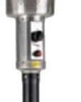40000 BTU Black Steel Propane Cylindrical Pole Standing Patio Heater