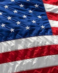 3' x 5' Red White And Blue Embroidered Nylon American Flag