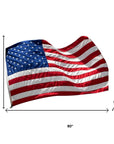 3' x 5' Red White And Blue Embroidered Nylon American Flag