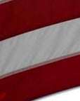 Set of Four Red White And Blue Embroidered Nylon American Flags
