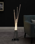 49" Silver LED Novelty Floor Lamp