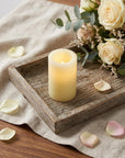5" Ivory Flameless Pillar Candle