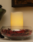 5" Ivory Flameless Pillar Candle