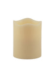 5" Ivory Flameless Pillar Candle