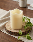 5" Ivory Flameless Pillar Candle