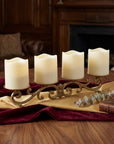 Set of Four Ivory Flameless Tealight Candle