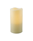 6" Ivory Flameless Indoor Outdoor Pillar Candle