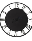 28" Circle Copper Metal and Glass Analog Exposed Gear Wall Clock