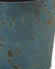 9" Blue Recycled Plastic Indoor Outdoor Round Pot Planter