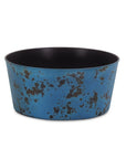 12" Blue Recycled Plastic Indoor Outdoor Round Pot Planter