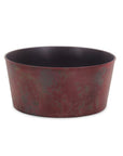 12" Red Recycled Plastic Indoor Outdoor Round Pot Planter