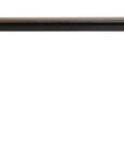 54" Black Solid Wood Distressed Console Table