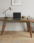 55" Copper Aluminum Writing Desk