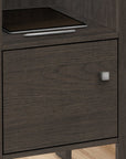 24" Brown Wood Nightstand