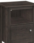 24" Brown Wood Nightstand