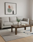 Set of Three 44" Dark Brown Coffee Table