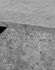 47" Gray and Black Wood and Metal H-Shape Computer Desk With Two Drawers