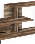 47" Brown Cabinet Enclosed Storage TV Stand