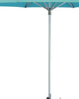 10' Aqua Polyester Round Tilt Cantilever Patio Umbrella with Stand
