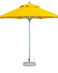 13' Yellow Polyester Round Market Patio Umbrella