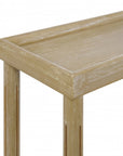 Set Of Two 24" Oak Brown Wood Rectangular End Tables With Shelf