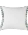24" X 24" Blue Zippered Coastal Indoor Outdoor Throw Pillow