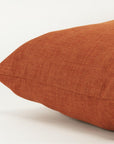 22" Orange Indoor Outdoor Throw Pillow
