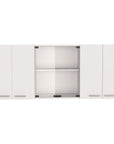 41" Gray and White Wood Kitchen Island Set With Storage