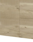 59" Natural White and Brown Wood Kitchen Island Set With Storage