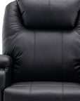 33" Black Power Heated Massage Lift Assist Recliner