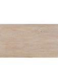 51" White Solid Wood Distressed Coffee Table