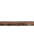 68" Dark Brown Solid Wood Dining Bench