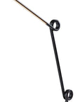 35" Black Metal Novelty Desk Lamp