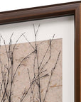 Whispering Forest Gold Framed Print Wall Art