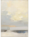 Where Land Meets Sky Gold Framed Print Wall Art