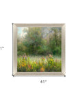 Wildflowers and Woods Gold Framed Print Wall Art