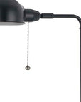 58" Bronze Adjustable Traditional Shaped Floor Lamp With Bronze Dome Shade