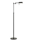 61" Bronze Adjustable Swing Arm Floor Lamp