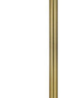 62" Nickel Tray Table Floor Lamp With White Drum Shade