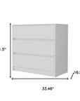 Two Piece White Bedroom Set