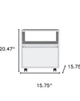 Three Piece White Bedroom Set