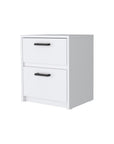 Two Piece White Bedroom Set