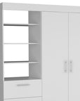 Two Piece White Bedroom Set