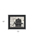 Y'ALL BLESSED FARMHOUSE Black Framed Print Wall Art